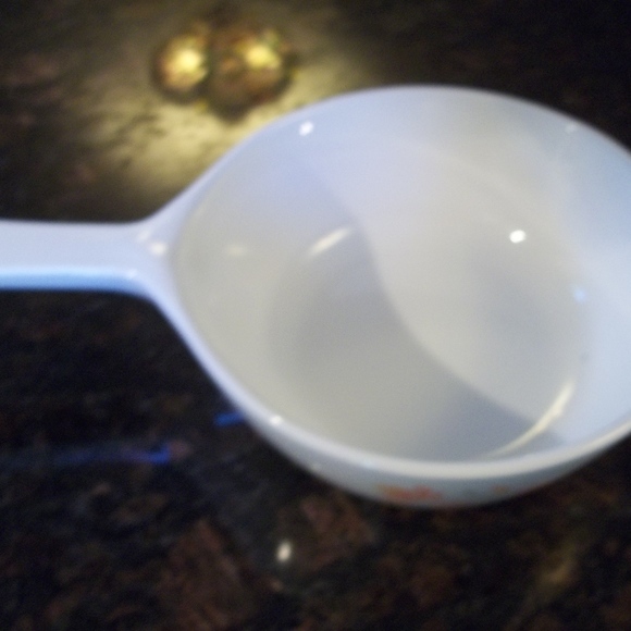 Corning Ware Peach Floral 1 Pint Sauce Pan - Picture 5 of 6